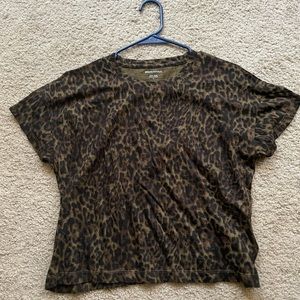 Leopard Banana Republic Tee
